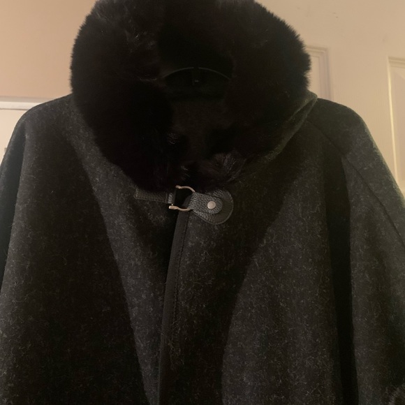 CARDIGAN GRAY SHAWL HOODIE. - Picture 5 of 12